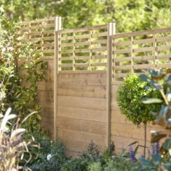 GoodHome Neva Pin Timber Trellis Panel (W)179cm X (H)52cm -Garden Care Shop goodhome neva pin timber trellis panel w 179cm x h 52cm3663602942979 02bq