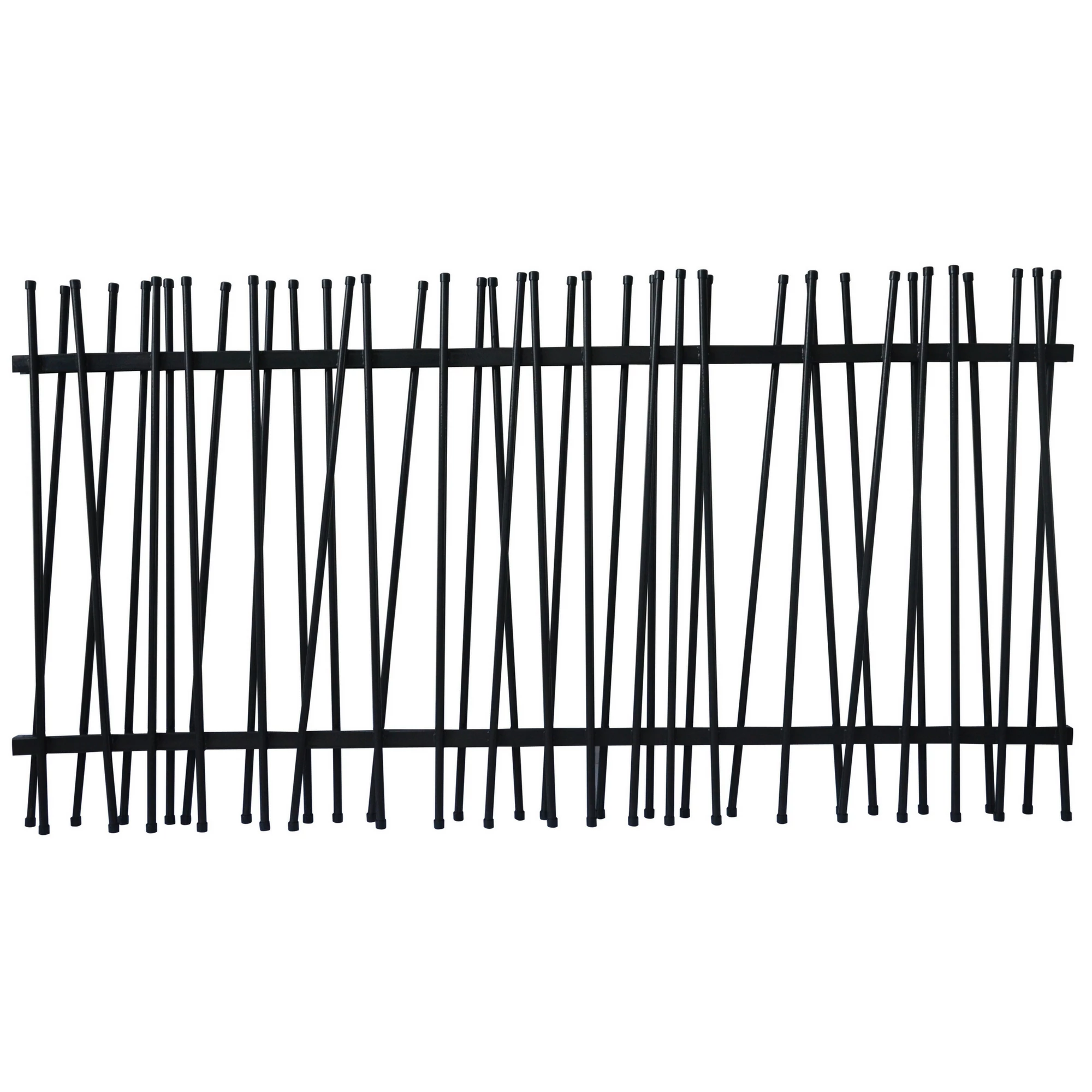GoodHome Neva Tube Fencing, (L)1.8m (H)0.9m 1 GoodHome Neva Tube Fencing, (L)1.8m (H)0.9m