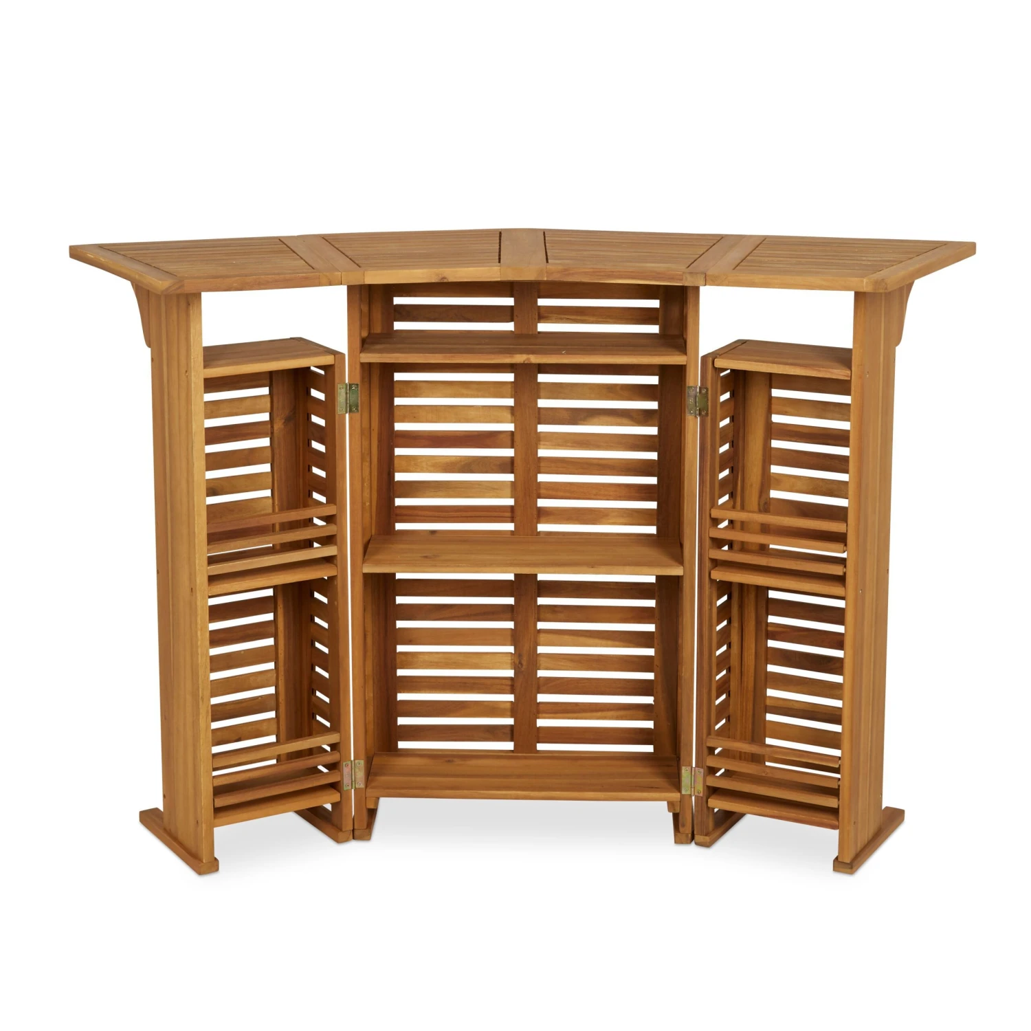 GoodHome Virginia Wooden Drink Cabinet Bar 2 GoodHome Virginia Wooden Drink Cabinet Bar - Image 2