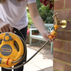 Hozelock Micro Hose Reel Set (L)10m -Garden Care Shop hozelock micro hose reel set l 10m5010646062466 02i bq