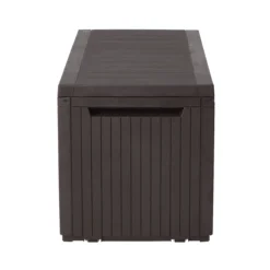 Keter Springwood Plastic Garden Storage Box -Garden Care Shop keter springwood plastic garden storage box7290106930292 05c bq