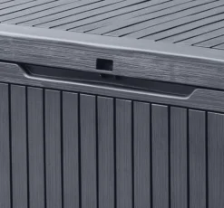 Keter Springwood Plastic Garden Storage Box -Garden Care Shop keter springwood plastic garden storage box7290106930292 39c bq