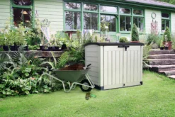 Keter Store-it-out ARC Plastic Garden Storage Box -Garden Care Shop keter store it out arc plastic garden storage box5397007165784 01bq