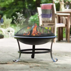 La Hacienda Albion Steel Firepit 15 La Hacienda Albion Steel Firepit -Garden Care Shop la hacienda albion steel firepit5055025581657 06i bq