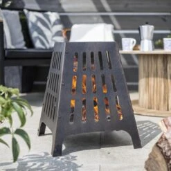 La Hacienda Anubis Steel Firepit -Garden Care Shop la hacienda anubis steel firepit5055025585730 01i BQ