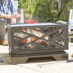 La Hacienda Brooklyn Steel Firepit -Garden Care Shop la hacienda brooklyn steel firepit5055025582364 03i BQ