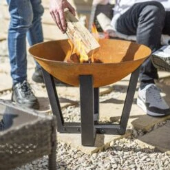 La Hacienda Icarus Cast Iron & Steel Firepit -Garden Care Shop la hacienda icarus cast iron steel firepit5055025585297 03i BQ