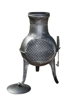 La Hacienda Panama Cast Iron & Steel Chiminea -Garden Care Shop la hacienda panama cast iron steel chiminea5055025591182 02c BQ
