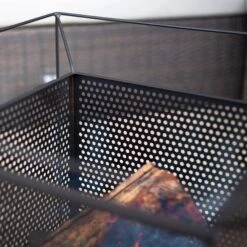 La Hacienda Quadrada Steel Firepit -Garden Care Shop la hacienda quadrada steel firepit5055025586355 03i bq