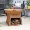 La Hacienda Steel Firepit