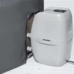 Lay-Z-Spa Grey Circular Hot Tub Cover (D) 1960mm X (H )710mm -Garden Care Shop lay z spa grey circular hot tub cover d 1960mm x h 710mm6941607321270 37c