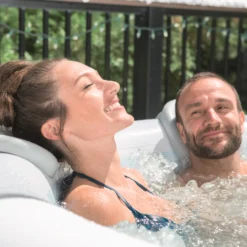 Lay-Z-Spa Grey Spa Pillow -Garden Care Shop lay z spa grey spa pillow6942138981216 04i bq