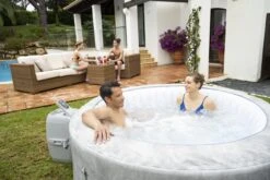Lay-Z-Spa Zurich 4 Person Inflatable Hot Tub -Garden Care Shop lay z spa zurich 4 person inflatable hot tub6941607312797 06i bq