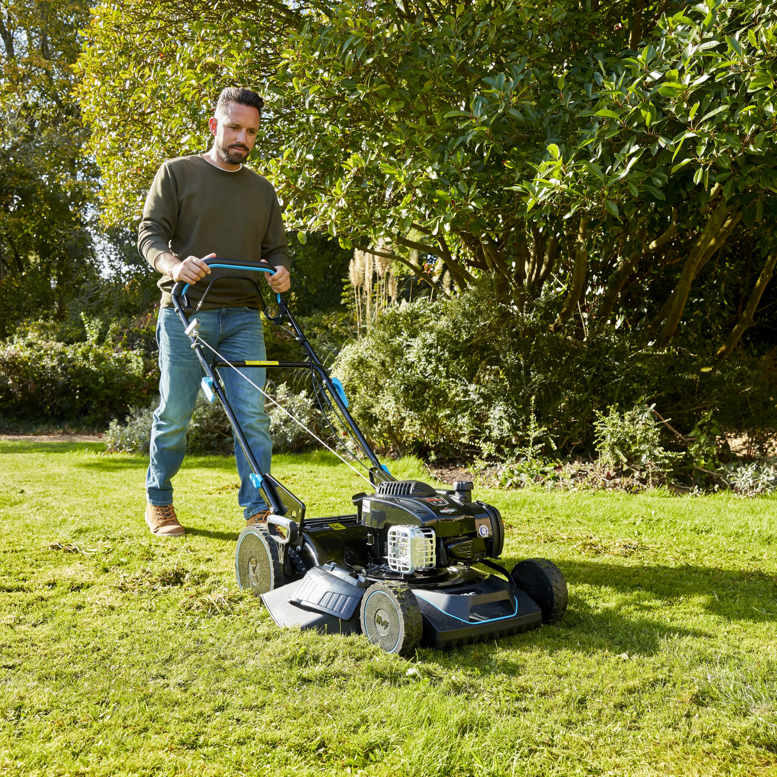 Mac Allister MLMP550SP46-M&S 140cc Petrol Rotary Lawnmower 7 Mac Allister MLMP550SP46-M&S 140cc Petrol Rotary Lawnmower - Image 7