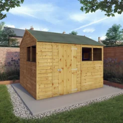 Mercia 10x8 Ft Reverse Apex Tongue & Groove Wooden 4 Windows Shed With Floor 16 Mercia 10x8 Ft Reverse Apex Tongue & Groove Wooden 4 Windows Shed With Floor -Garden Care Shop mercia 10x8 ft reverse apex tongue groove wooden 4 windows shed with floor5029442006604 01i bq