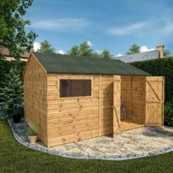 Mercia 12x10 Apex Shiplap Workshop With Double Door 19 Mercia 12x10 Apex Shiplap Workshop With Double Door -Garden Care Shop mercia 12x10 apex shiplap workshop with double door5029442006253 02i bq