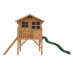 Mercia 12x6 Poppy Apex Shiplap Tower Slide Playhouse - Assembly Service Included -Garden Care Shop mercia 12x6 poppy apex shiplap tower slide playhouse assembly service included5029442002262 02c bq