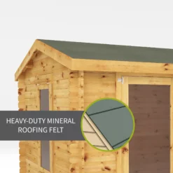 Mercia 13x10 Pent Tongue & Groove Cabin With Double Door -Garden Care Shop mercia 13x10 pent tongue groove cabin with double door5029442002453 36c bq