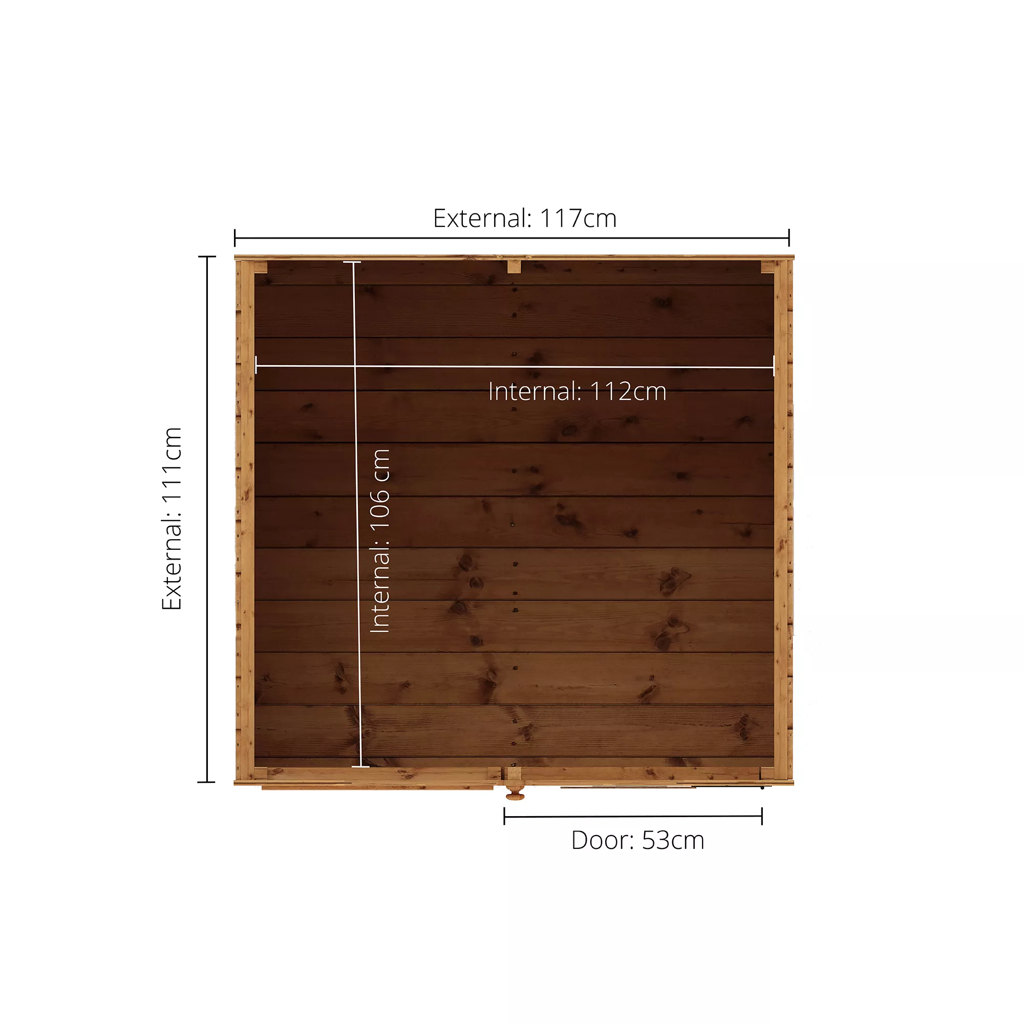 Mercia 4x4 Snug Apex Shiplap Playhouse - Assembly Service Included 4 Mercia 4x4 Snug Apex Shiplap Playhouse - Assembly Service Included - Image 4