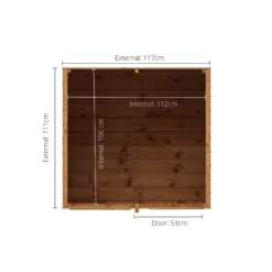 Mercia 4x4 Snug European Softwood Playhouse Assembly Required -Garden Care Shop mercia 4x4 snug european softwood playhouse assembly required5029442075914 02t bq