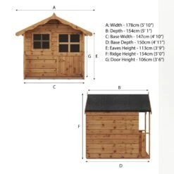 Mercia 5x5 Poppy European Softwood Playhouse Assembly Required 7 Mercia 5x5 Poppy European Softwood Playhouse Assembly Required -Garden Care Shop mercia 5x5 poppy european softwood playhouse assembly required5029442076362 02t