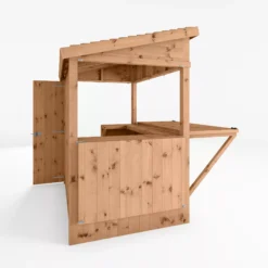 Mercia 6x4 Ft Pent Tongue & Groove Wooden Garden Bar With Single Door -Garden Care Shop mercia 6x4 ft pent tongue groove wooden garden bar with single door5029442007250 03c