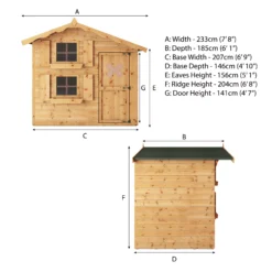 Mercia 7x5 Snowdrop Shiplap Wooden Playhouse 10 Mercia 7x5 Snowdrop Shiplap Wooden Playhouse -Garden Care Shop mercia 7x5 snowdrop shiplap wooden playhouse5029442075808 05c