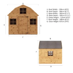 Mercia 7x6 Dutch Apex Tongue & Groove Playhouse 7 Mercia 7x6 Dutch Apex Tongue & Groove Playhouse -Garden Care Shop mercia 7x6 dutch apex tongue groove playhouse5029442075747 02t bq