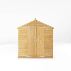 Mercia 8x6 Ft Apex Overlap Wooden 2 Door 4 Windows Shed With Floor -Garden Care Shop mercia 8x6 ft apex overlap wooden 2 door 4 windows shed with floor5029442075129 02c