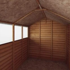 Mercia 8x6 Ft Apex Overlap Wooden 2 Door 4 Windows Shed With Floor -Garden Care Shop mercia 8x6 ft apex overlap wooden 2 door 4 windows shed with floor5029442075129 05c