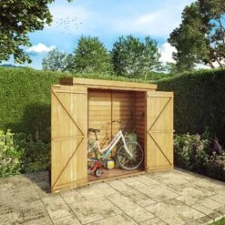 Mercia Overlap Wooden 6x2'6 Pent Garden Storage