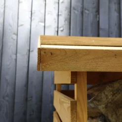Mercia Single Solid Wood Log Store -Garden Care Shop mercia single solid wood log store5029442012612 03c