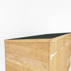 Mercia Solid Wood 3x6 Overlap Pent Bike Store -Garden Care Shop mercia solid wood 3x6 overlap pent bike store5029442089300 04c