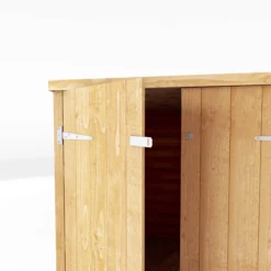 Mercia Solid Wood 4x6 Overlap Pent Bike Store -Garden Care Shop mercia solid wood 4x6 overlap pent bike store5029442089294 03c