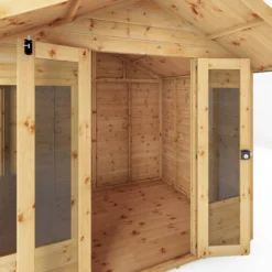 Mercia Sussex 8x6 Ft Apex Shiplap Wooden Summer House With Double Door 12 Mercia Sussex 8x6 Ft Apex Shiplap Wooden Summer House With Double Door -Garden Care Shop mercia sussex 8x6 ft apex shiplap wooden summer house with double door5029442006703 04c