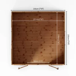 Mercia Sussex 8x8 Ft Apex Shiplap Wooden Summer House With Double Door -Garden Care Shop mercia sussex 8x8 ft apex shiplap wooden summer house with double door5029442006901 02t