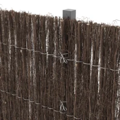Natural Brushwood Garden Screen (H)1m (W)3m -Garden Care Shop natural brushwood garden screen h 1m w 3m3663602428084 38c