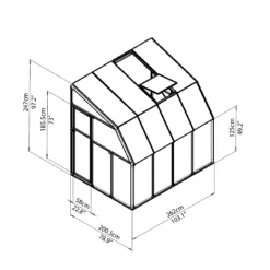 Palram - Canopia 6X8 Barn Plastic Sun Room - Base Not Included 10 Palram - Canopia 6X8 Barn Plastic Sun Room - Base Not Included -Garden Care Shop palram canopia 6x8 barn plastic sun room base not included7290103121501 01t bq