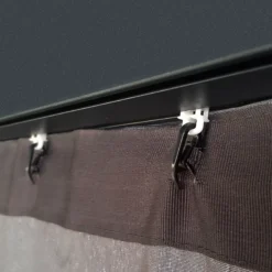 Palram - Canopia Dallas Grey Polyester (PES) Gazebo Curtain, Pack Of 4 (L)2120mm (W)4090mm -Garden Care Shop palram canopia dallas grey polyester pes gazebo curtain pack of 4 l 2120mm w 4090mm7290108602678 04i