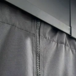 Palram - Canopia Dallas Grey Polyester (PES) Gazebo Curtain, Pack Of 4 (L)2120mm (W)5070mm -Garden Care Shop palram canopia dallas grey polyester pes gazebo curtain pack of 4 l 2120mm w 5070mm7290108602715 05i