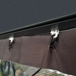 Palram - Canopia Dallas Grey Polyester (PES) Gazebo Netting, Pack Of 4 (L)2120mm (W)4400mm 8 Palram - Canopia Dallas Grey Polyester (PES) Gazebo Netting, Pack Of 4 (L)2120mm (W)4400mm -Garden Care Shop palram canopia dallas grey polyester pes gazebo netting pack of 4 l 2120mm w 4400mm7290108602708 02i