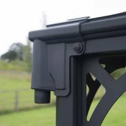 Palram - Canopia Martinique Grey Rectangular Gazebo, (W)4.93m (D)3.59m - Assembly Required -Garden Care Shop palram canopia martinique grey rectangular gazebo w 4 93m d 3 59m assembly required7290108136234 09i bq