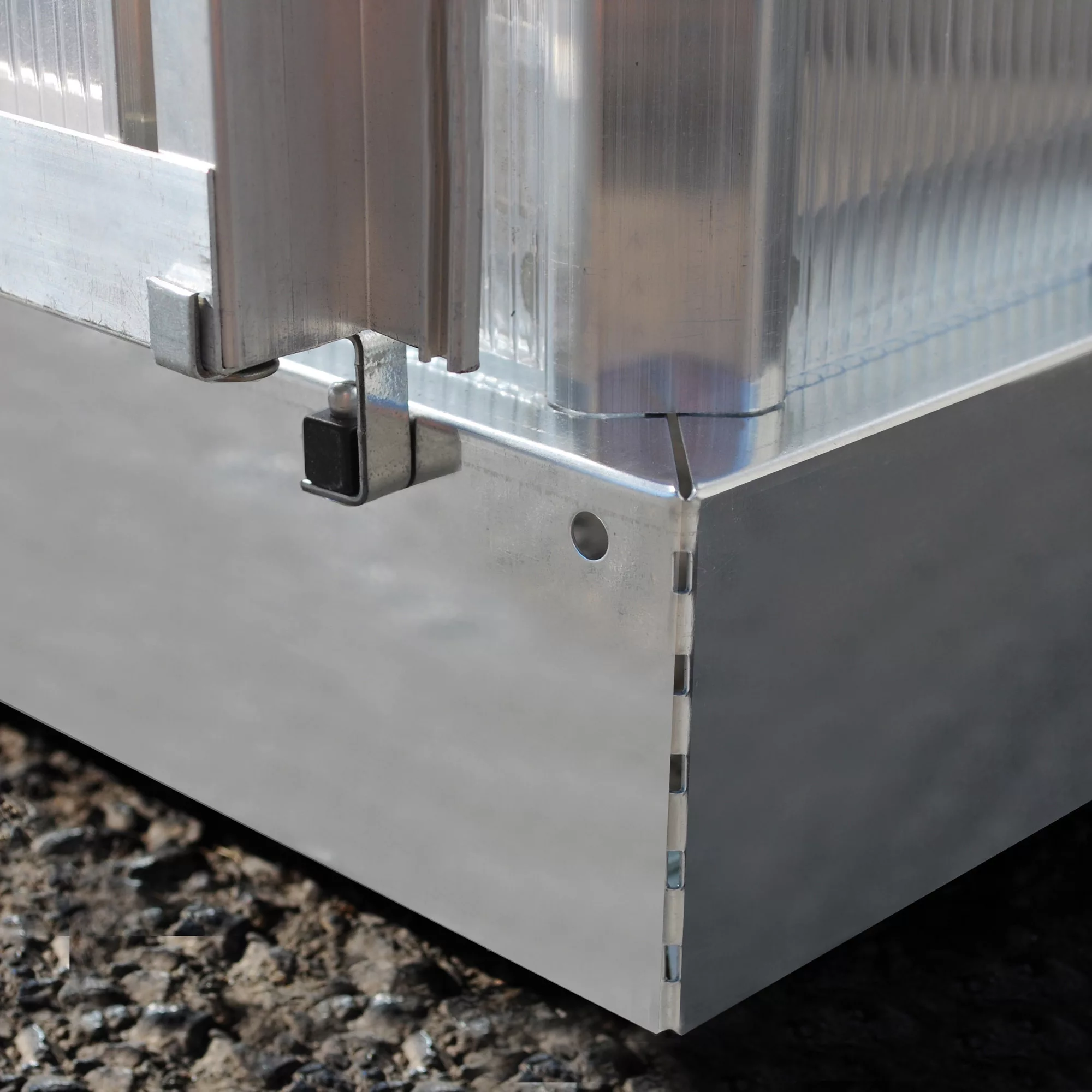 Palram - Canopia Mythos Silver 6x8 Greenhouse 5 Palram - Canopia Mythos Silver 6x8 Greenhouse - Image 5