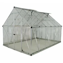Palram - Canopia Octave Silver Greenhouse -Garden Care Shop palram canopia octave silver greenhouse7290103111472 01bq