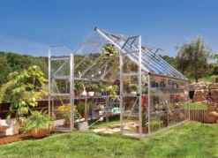 Palram - Canopia Octave Silver Greenhouse -Garden Care Shop palram canopia octave silver greenhouse7290103111472 03i