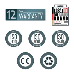 Palram - Canopia Olympia Grey Non-retractable Awning, (L)7.39m (H)3.05m (W)2.95m -Garden Care Shop palram canopia olympia grey non retractable awning l 7 39m h 3 05m w 2 95m7290108134339 03t bq