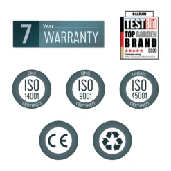 Palram - Canopia Sierra Grey Non-retractable Awning, (L)7.39m (H)3.05m (W)2.95m -Garden Care Shop palram canopia sierra grey non retractable awning l 7 39m h 3 05m w 2 95m7290108130614 02t bq