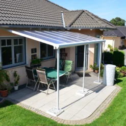 Palram - Canopia Sierra White Non-retractable Awning, (L)4.34m (H)3.05m (W)2.99m -Garden Care Shop palram canopia sierra white non retractable awning l 4 34m h 3 05m w 2 99m7290108130287 02i bq