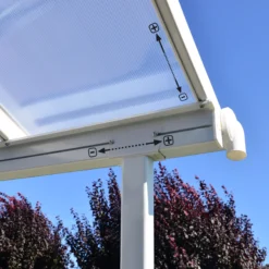 Palram - Canopia Sierra White Non-retractable Awning, (L)4.34m (H)3.05m (W)2.99m -Garden Care Shop palram canopia sierra white non retractable awning l 4 34m h 3 05m w 2 99m7290108130287 06i bq