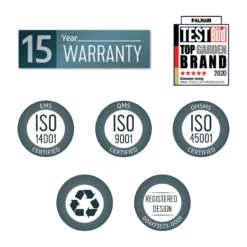 Palram - Canopia Yukon With Floor 11x9 Apex Dark Grey Plastic Shed With Floor -Garden Care Shop palram canopia yukon with floor 11x9 apex dark grey plastic shed with floor7290108137309 03t BQ
